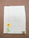 100% Cotton Book Cover with Beautiful Embroidery Flowers (Design 1)