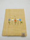 100% Cotton Book Cover with Beautiful Embroidery Flowers (Design 3)