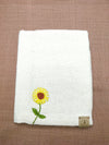 100% Cotton Book Cover with Beautiful Embroidery Flowers (Design 1)