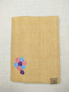 100% Cotton Book Cover with Beautiful Embroidery Flowers (Design 1)