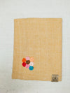 100% Cotton Book Cover with Beautiful Embroidery Flowers (Design 1)