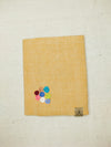 100% Cotton Book Cover with Beautiful Embroidery Flowers (Design 1)