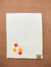 100% Cotton Book Cover with Beautiful Embroidery Flowers (Design 1)