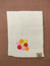 100% Cotton Book Cover with Beautiful Embroidery Flowers (Design 1)