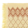 Swedish Pattern Handwoven Cotton Throw Blanket