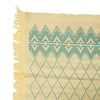 Swedish Pattern Handwoven Cotton Throw Blanket