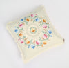 Hand Embroidery Cushion Cover with Floral Pattern