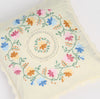 Hand Embroidery Cushion Cover with Floral Pattern