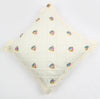 Hand Embroidery Cushion Cover with Floral Pattern