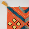 Hand Embroidery Cushion Cover with Geometric  Pattern