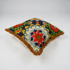 Embroidery Cushion Cover with Flower Forest Pattern