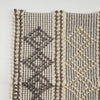 Hand Weaved Cotton Cushion Cover with 3D Diamond Pattern
