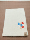 100% Cotton Book Cover with Beautiful Embroidery Flowers (Design2 )