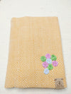 100% Cotton Book Cover with Beautiful Embroidery Flowers (Design2 )