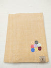100% Cotton Book Cover with Beautiful Embroidery Flowers (Design2 )
