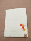 100% Cotton Book Cover with Beautiful Embroidery Flowers (Design2 )