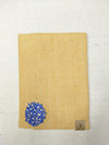 100% Cotton Book Cover with Beautiful Embroidery Flowers (Design 1)