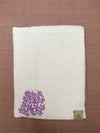 100% Cotton Book Cover with Beautiful Embroidery Flowers (Design 1)