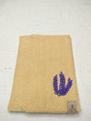 100% Cotton Book Cover with Beautiful Embroidery Flowers (Design2 )