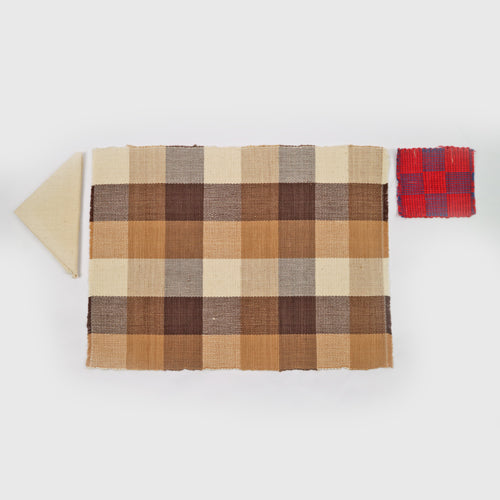 Handwoven Cotton Placemat Set in Blue (6 Sets)