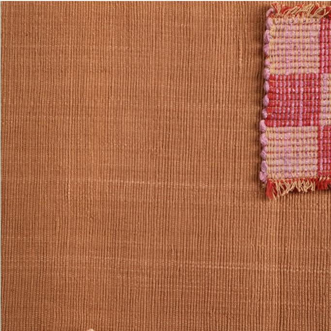 Handwoven Cotton Placemat Set in Dark Brown (4 Sets)