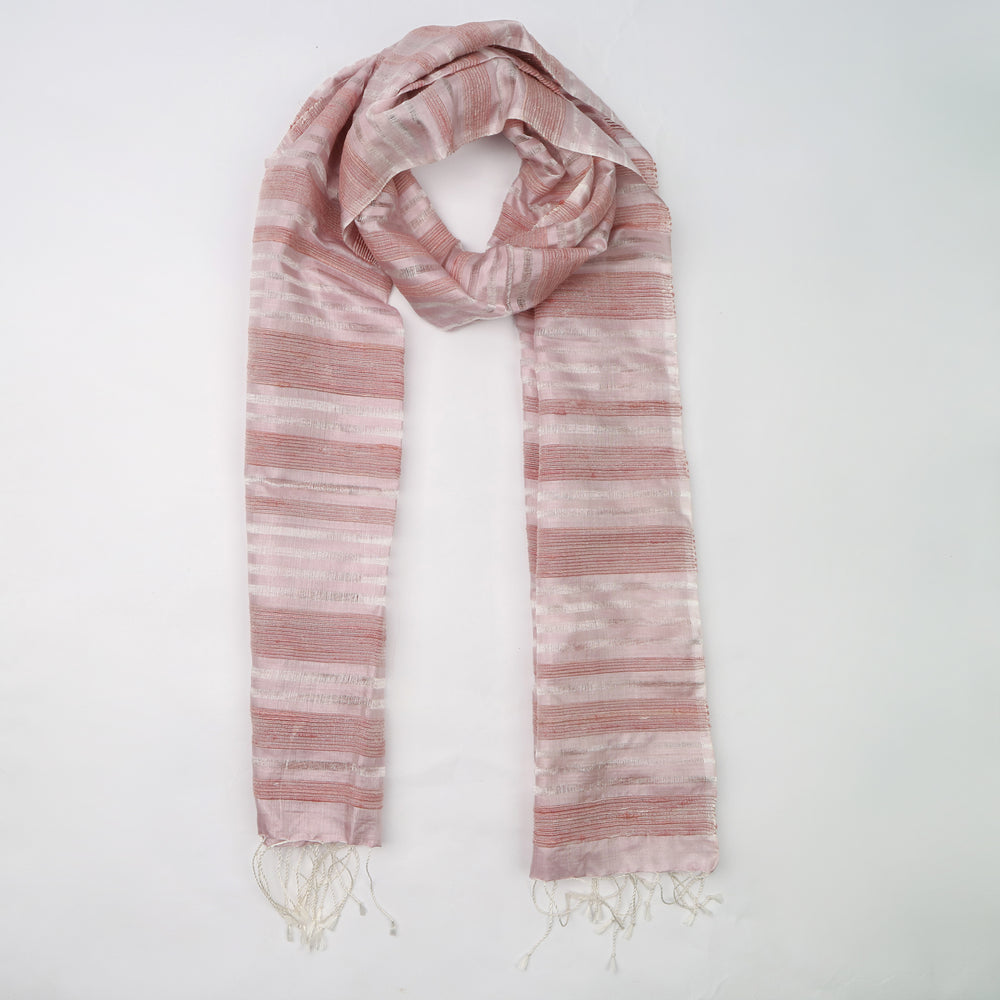 Natural  Dyed Handwoven Silk Shawl