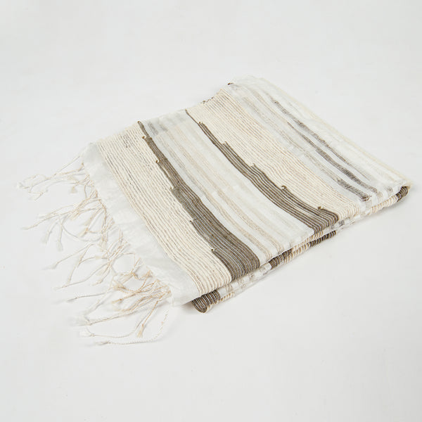 Organic  Dyed Handwoven Silk Shawl