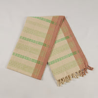 Natural Dyed Handwoven Table Runner in Royal Jasmine Pattern