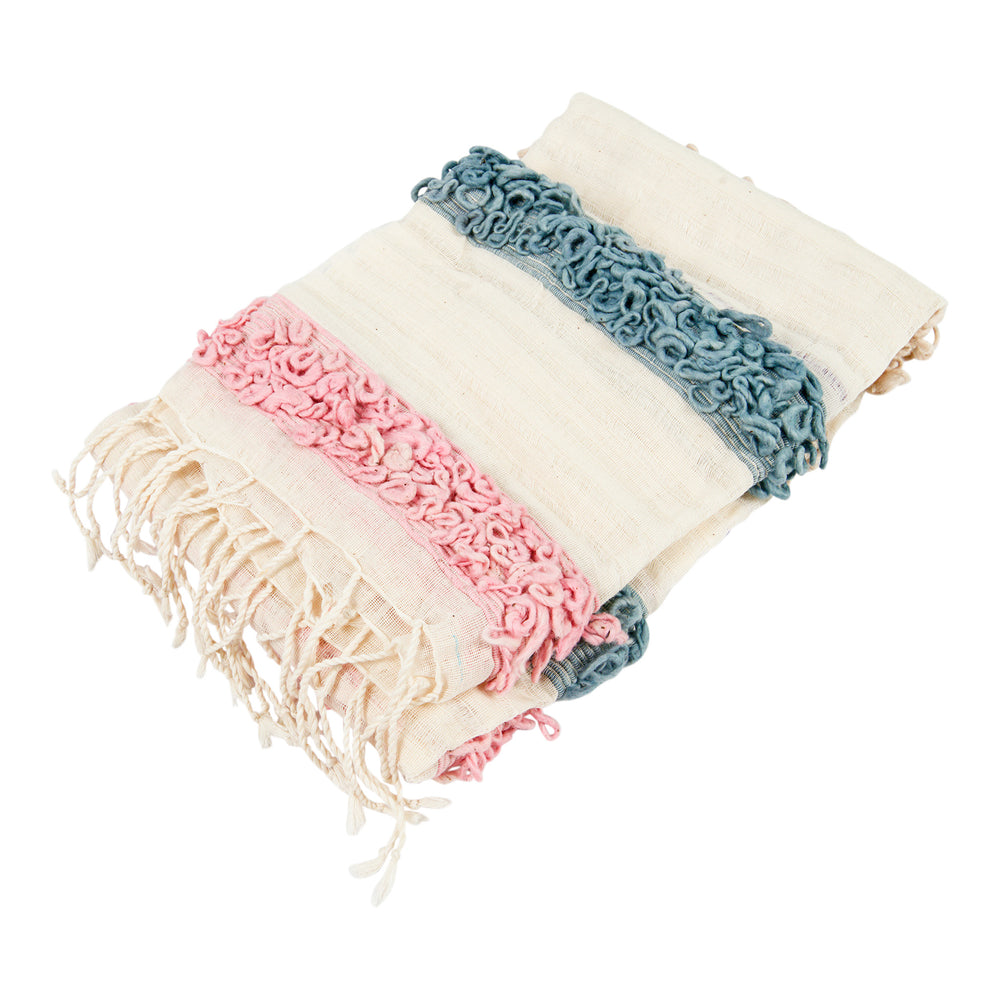 Luxurious Chic Shawl in Organic Dye with 2/80 Cotton