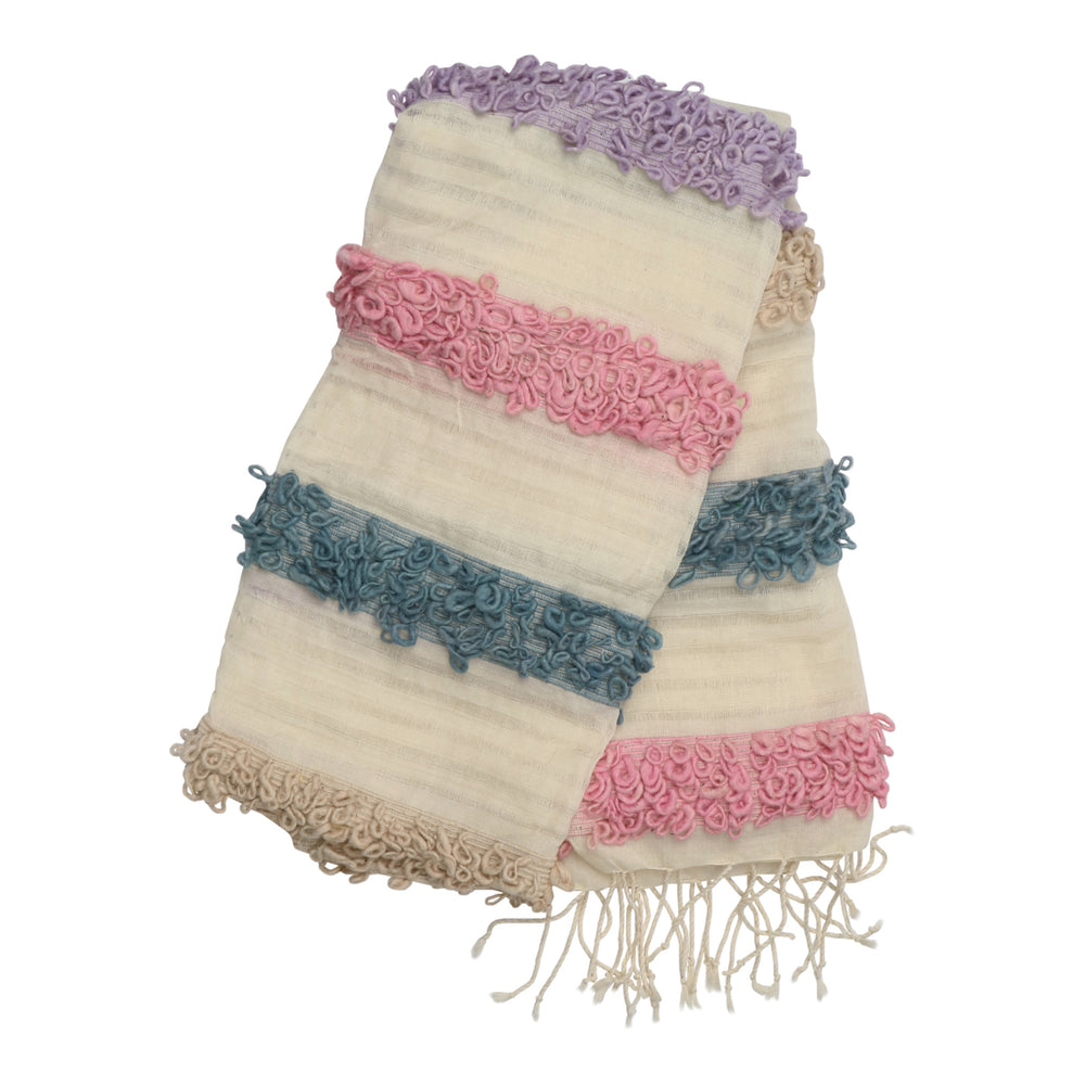 Luxurious Chic Shawl in Organic Dye with 2/80 Cotton