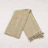 Organic Dyed Handwoven Black And White Wick Shawl
