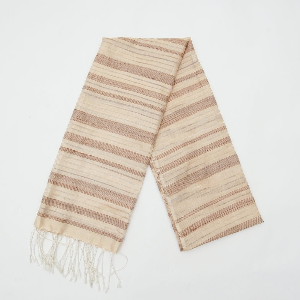 Organic  Dyed Handwoven Silk Shawl