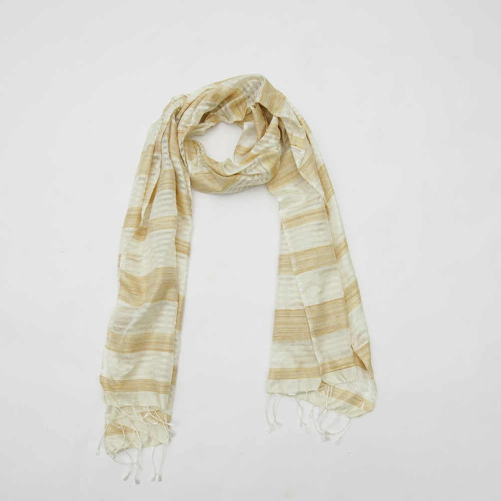 Natural  Dyed Handwoven Silk Shawl