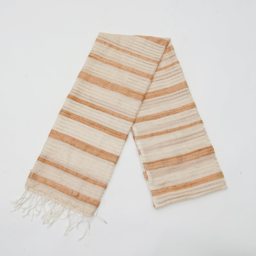 Organic  Dyed Handwoven Silk Shawl