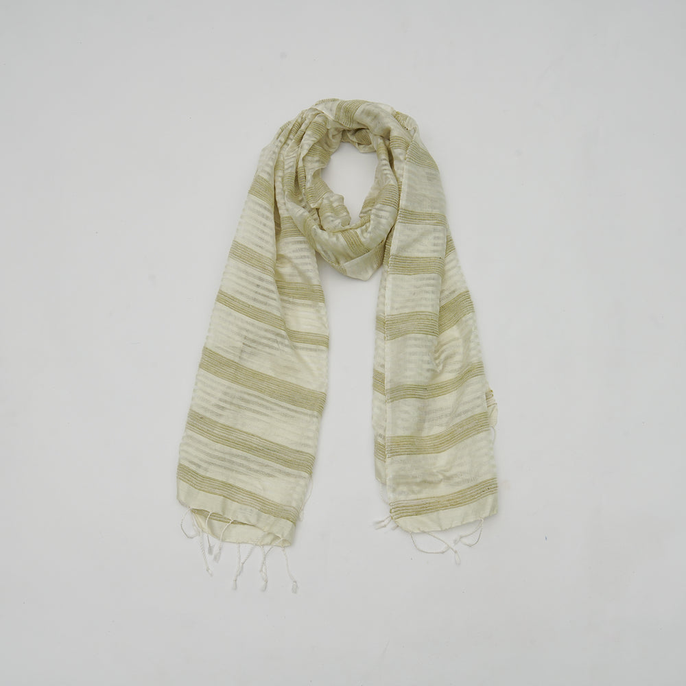 Organic  Dyed Handwoven Silk Shawl