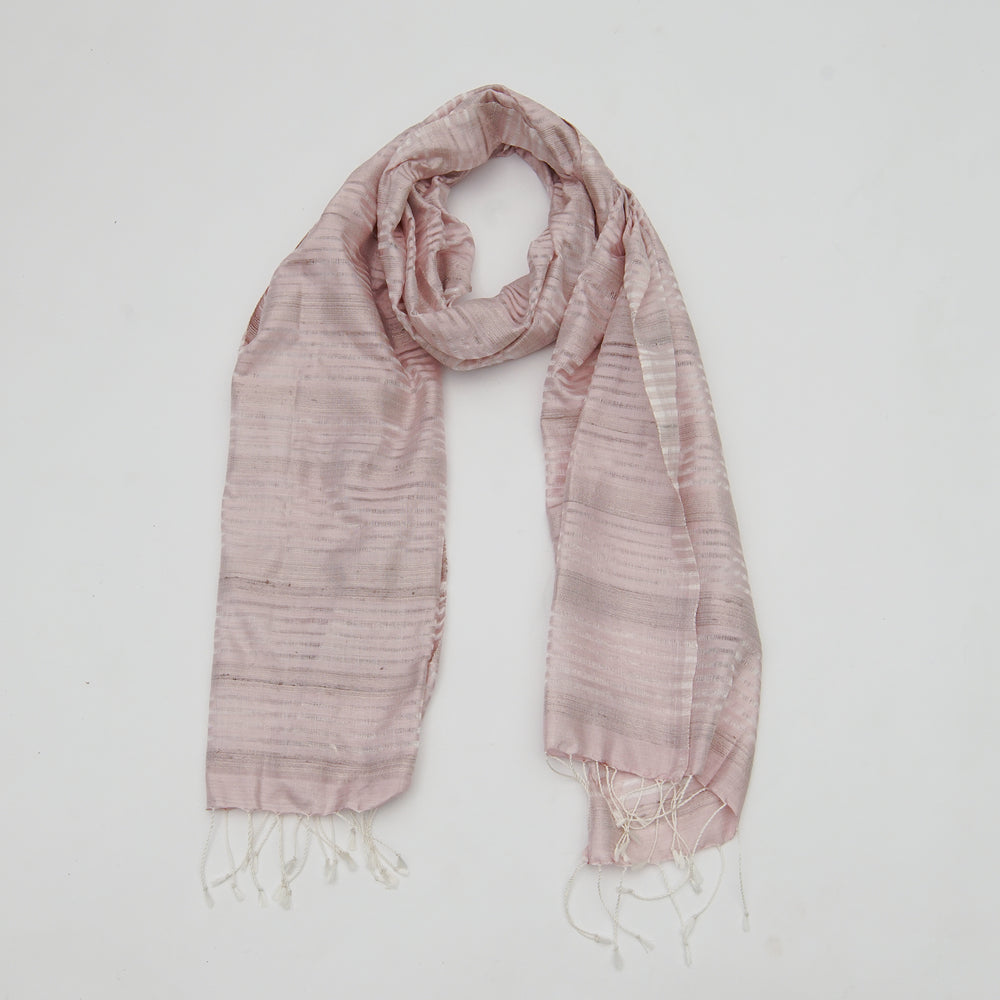 Organic  Dyed Handwoven Silk Shawl