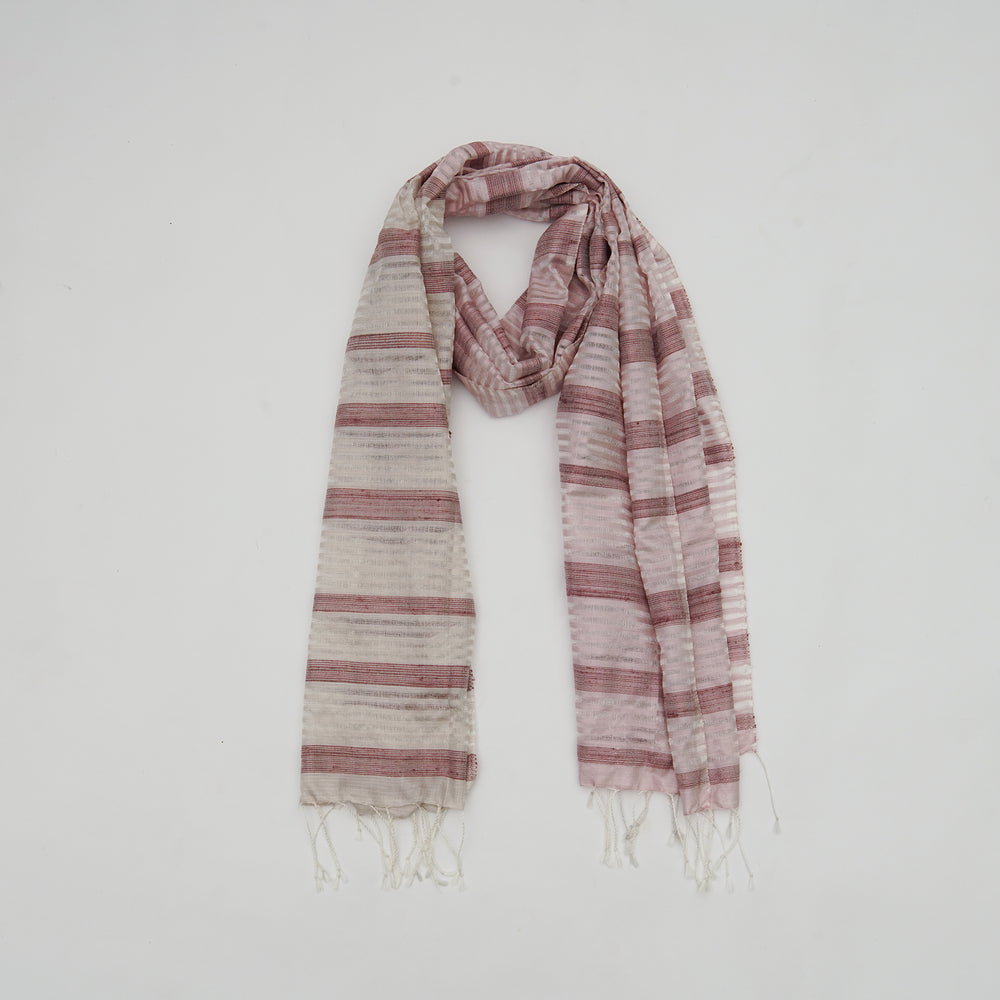 Natural  Dyed Handwoven Silk Shawl