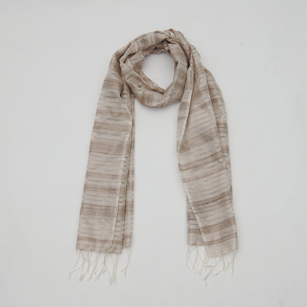 Organic  Dyed Handwoven Silk Shawl