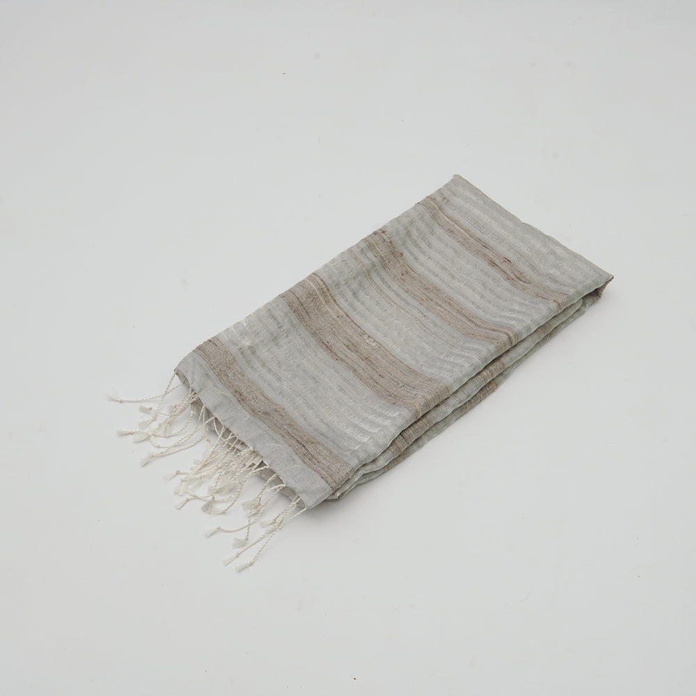 Organic  Dyed Handwoven Silk Shawl