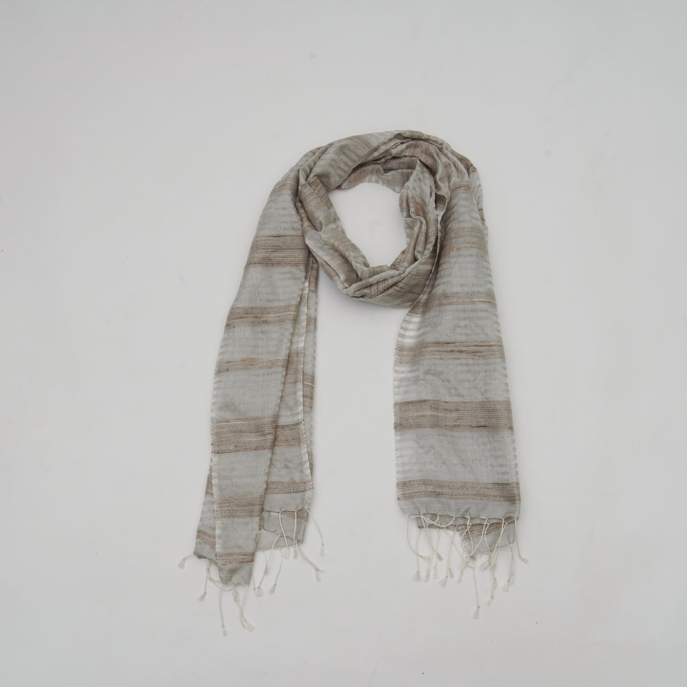 Organic  Dyed Handwoven Silk Shawl