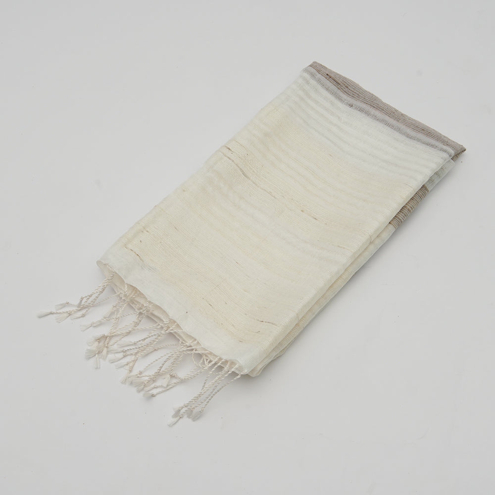 Natural  Dyed Handwoven Silk Shawl