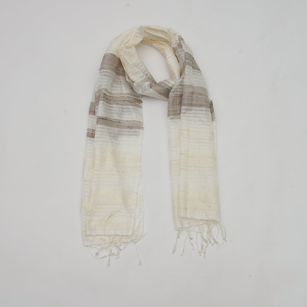 Natural  Dyed Handwoven Silk Shawl