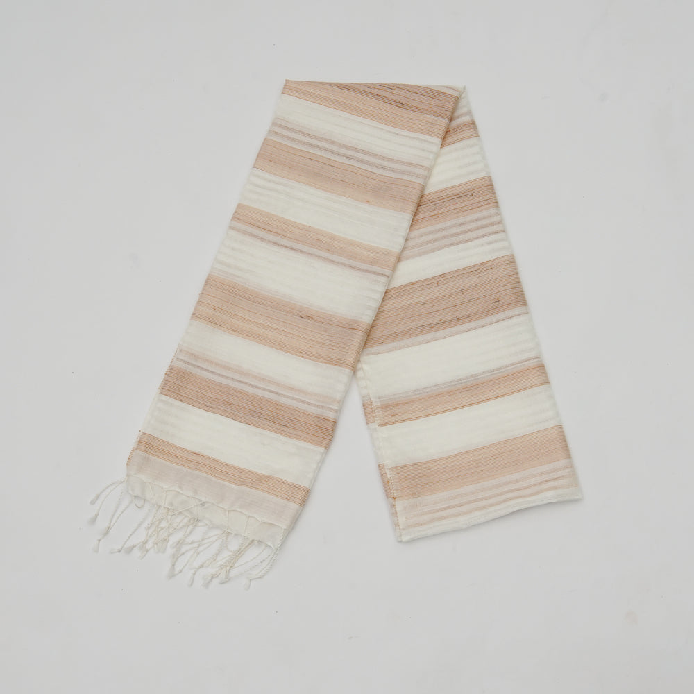 Natural  Dyed Handwoven Silk Shawl