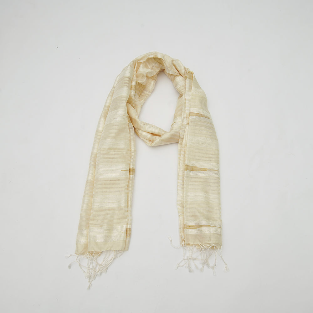 Organic  Dyed Handwoven Silk Shawl