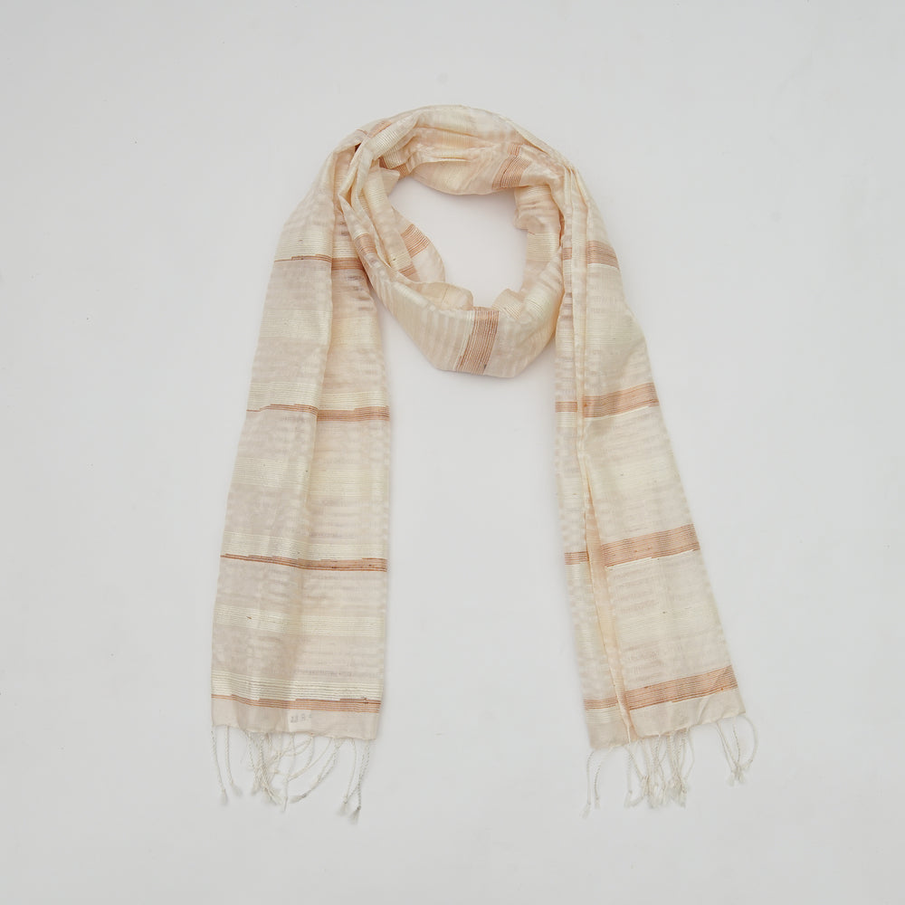 Organic  Dyed Handwoven Silk Shawl