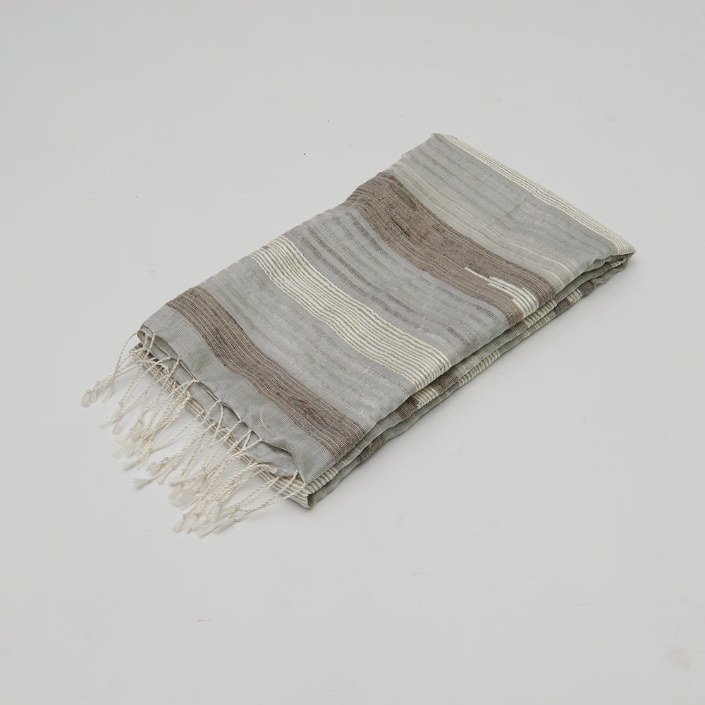 Organic  Dyed Handwoven Silk Shawl