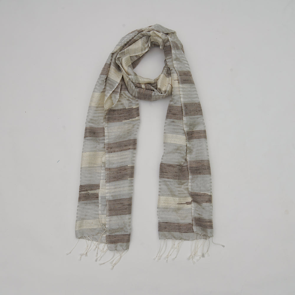 Organic  Dyed Handwoven Silk Shawl