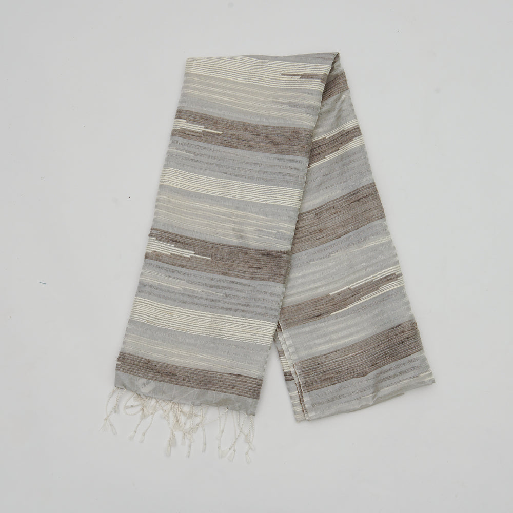 Organic  Dyed Handwoven Silk Shawl