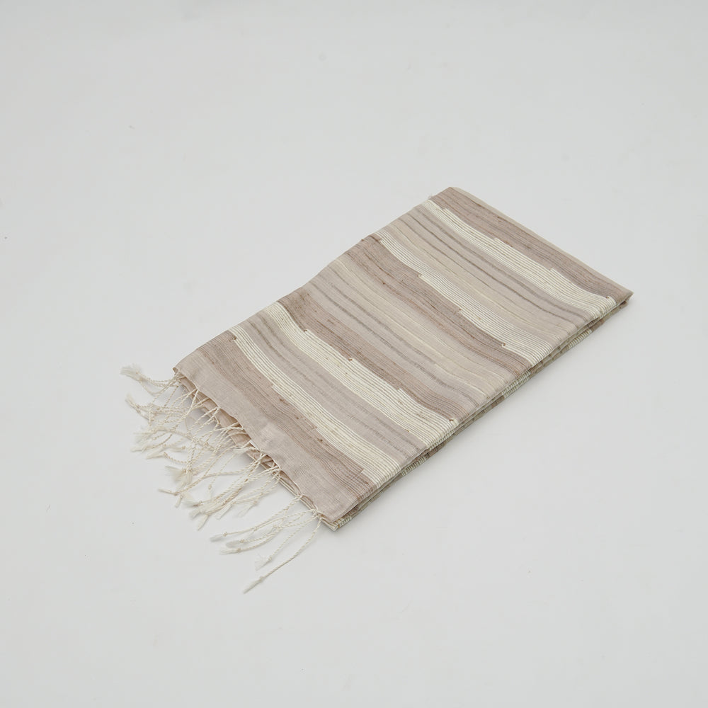 Organic  Dyed Handwoven Silk Shawl