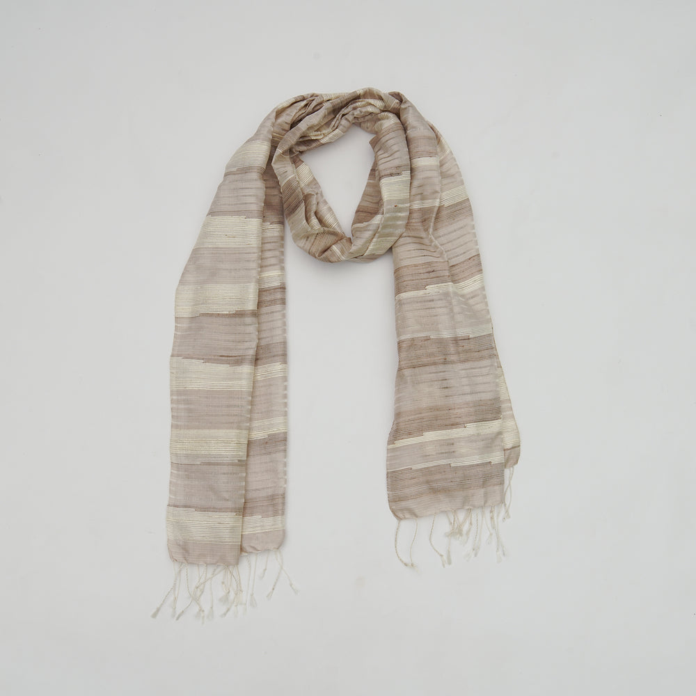 Organic  Dyed Handwoven Silk Shawl